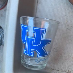 Kentucky wildcats shot glass